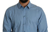 Blue Dress Formal  100% Cotton Shirt