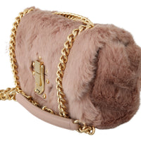 Pink Fur LUCIA Hand Shoulder Messenger Purse