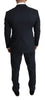 Navy Blue 2 Piece Slim fit NAPOLI Suit