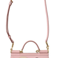 Pink Leather #dgfamily Borse Satchel Hand SICILY Bag