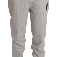 Gray Cotton Sweater Pants Tracksuit