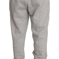 Gray Cotton Sweater Pants Tracksuit