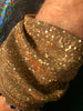 Gold Glitter Cuff Bracelet
