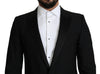 Black Slim Smoking 2 Piece MARTINI Suit