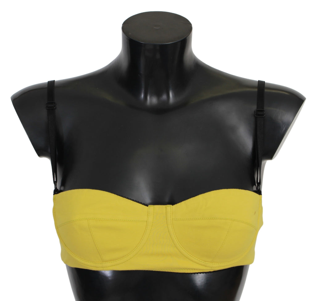 Yellow Bra Reggiseno Cotton Stretch Underwear