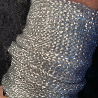 Silver Mesh Cuff Bracelet