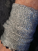 Silver Mesh Cuff Bracelet