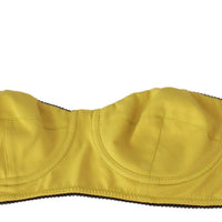 Yellow Bra Reggiseno Cotton Stretch Underwear