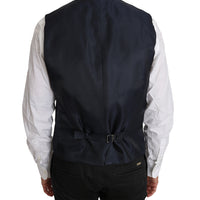 Blazer Vest 2 Piece Blue Wool MARTINI