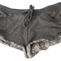 Gray Pantaloncino Cotton Stretch Underwear
