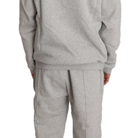 Gray Cotton Sweater Pants Tracksuit