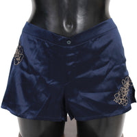 Cotton Blue Lingerie Shorts Underwear