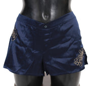 Cotton Blue Lingerie Shorts Underwear