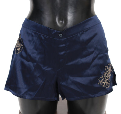 Cotton Blue Lingerie Shorts Underwear