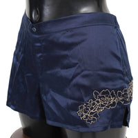 Cotton Blue Lingerie Shorts Underwear