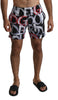 Multicolor Logo Beachwear Boxer Swimshorts