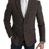Brown Jacket Formal Coat Wool Blazer