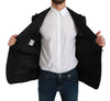 Black Torero Slim Fit Jacket Blazer Jacket