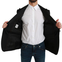 Black Torero Slim Fit Jacket Blazer Jacket