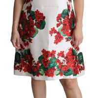 Multicolor Floral Shift Knee Length Dress