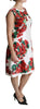 Multicolor Floral Shift Knee Length Dress