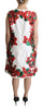 Multicolor Floral Shift Knee Length Dress