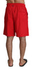 Red Beachwear Nylon Swimshorts Swimwear