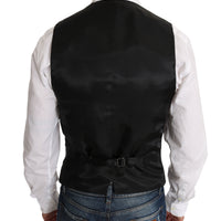 Blazer Vest 2 Piece Black Wool MARTINI