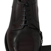 Bordeaux Leather Dress Derby  Sangria Shoes