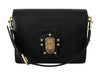 Black Leather LUCIA Hand Shoulder Messenger Purse