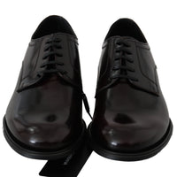 Bordeaux Polished Leather Sangria Shoes