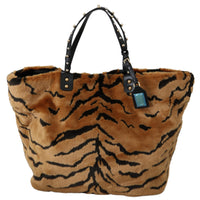 Brown Tiger Handbag Shopping Tote Borse BEATRICE Bag