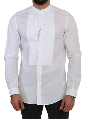 White Cotton Dress Formal MARTINI Shirt