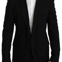 Black Formal Jacket Slim Fit Blazer