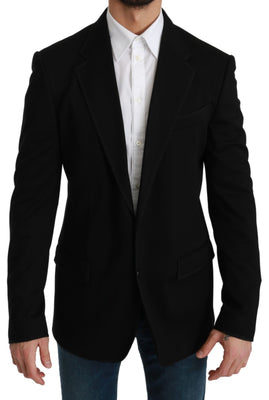 Black Formal Jacket Slim Fit Blazer