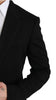 Black Formal Jacket Slim Fit Blazer