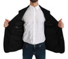 Black Formal Jacket Slim Fit Blazer