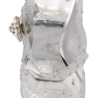 Transparent Crystal CINDERELLA Heels Shoes