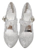 Transparent Crystal CINDERELLA Heels Shoes