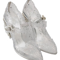 Transparent Crystal CINDERELLA Heels Shoes