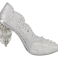 Transparent Crystal CINDERELLA Heels Shoes