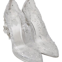 Transparent Crystal CINDERELLA Heels Shoes