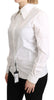 White Collared Formal Dress Cotton Top