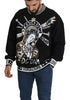 Black DG DNA Embroidered Pullover  Sweater