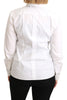 White Collared Formal Dress Cotton Top