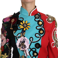 Coat Crystal Floral Baroque Sicily  Jacket