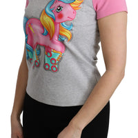 Gray and pink Cotton T-shirt My Little Pony Top