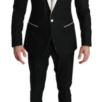 Black Wool Royal Bee 2 Piece MARTINI Suit