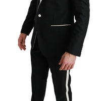 Black Wool Royal Bee 2 Piece MARTINI Suit