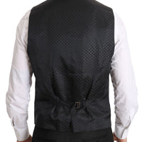 Gray Gilet STAFF Regular Fit Formal Vest